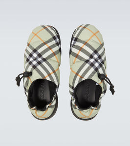 Burberry Burberry Check quilted mules