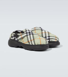 Burberry Burberry Check quilted mules