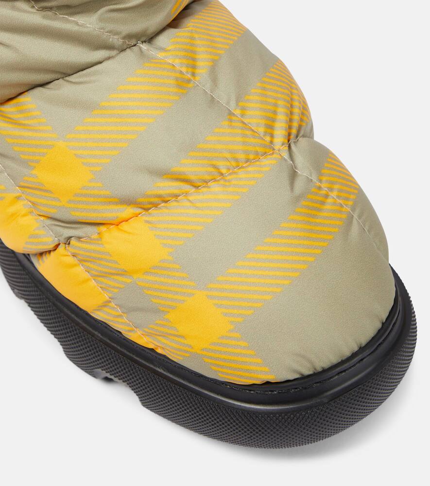 Burberry Burberry Check snow boots