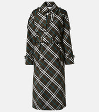 Burberry Burberry Check trench coat - Burberry Burberry 格纹风衣