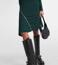 Burberry Burberry Check wool-blend midi dress
