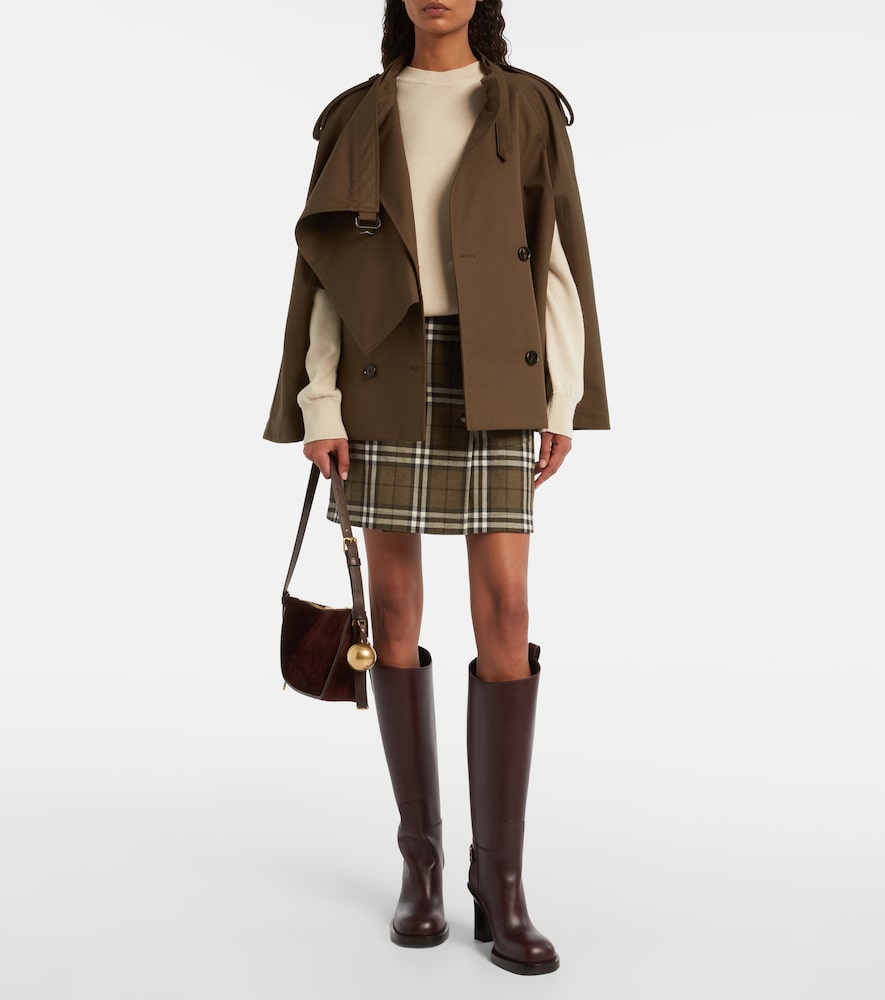 Burberry Cavalier 85 leather knee-high boots
