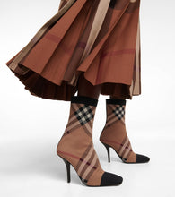 Burberry Checked ankle boots