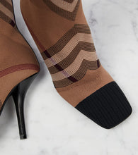 Burberry Checked ankle boots