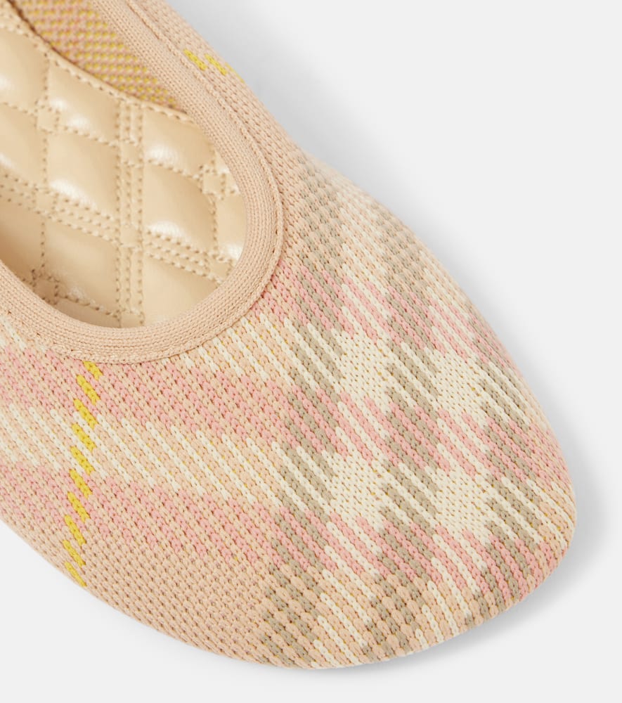 Burberry Checked ballet flats