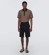 Burberry Checked canvas slides