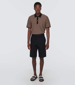 Burberry Checked canvas slides