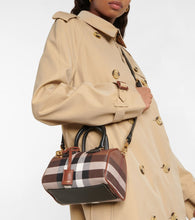 Burberry Checked canvas tote bag