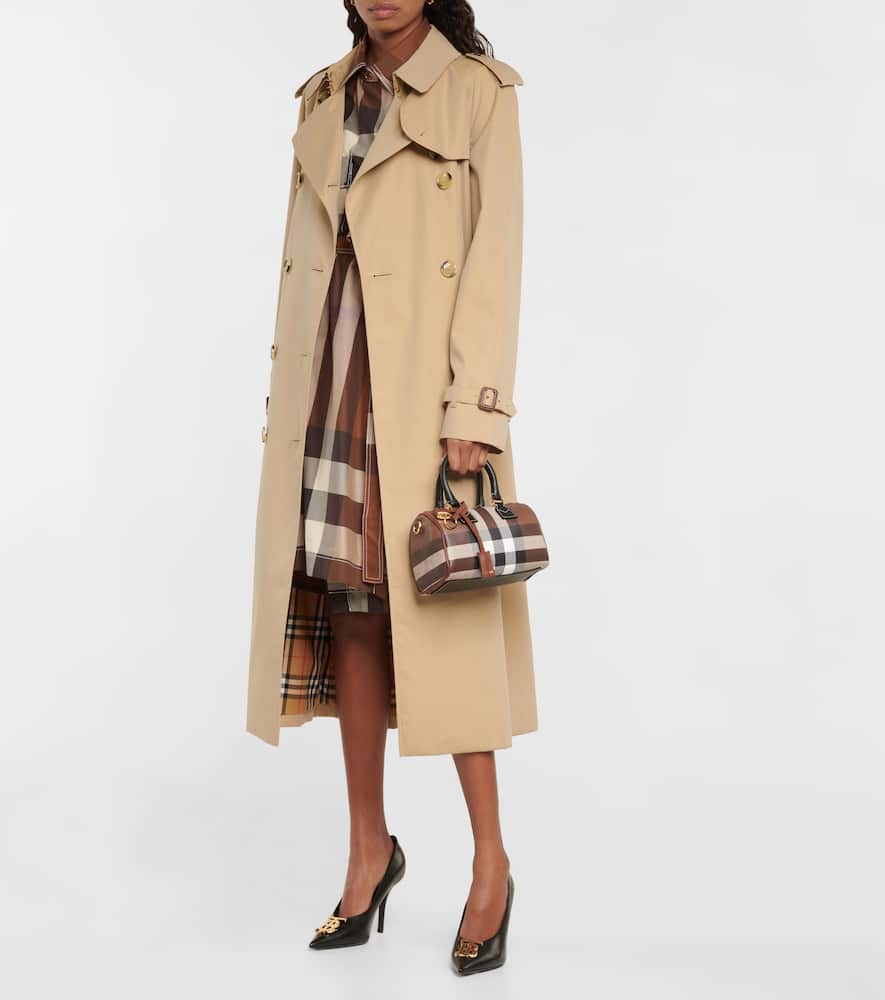 Burberry Checked canvas tote bag