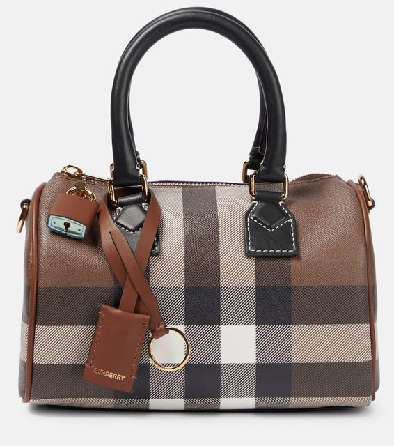 Burberry Checked canvas tote bag. Shop Burberry Top-Handle Bags for women now.