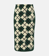 Burberry Checked cotton midi skirt - Burberry 格纹棉质中长裙
