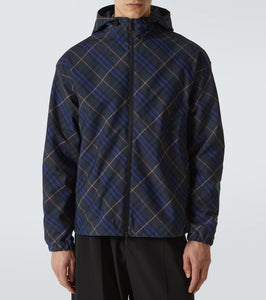 Burberry Checked windbreaker jacket