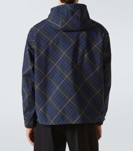 Burberry Checked windbreaker jacket