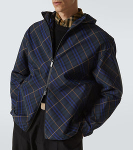 Burberry Checked windbreaker jacket