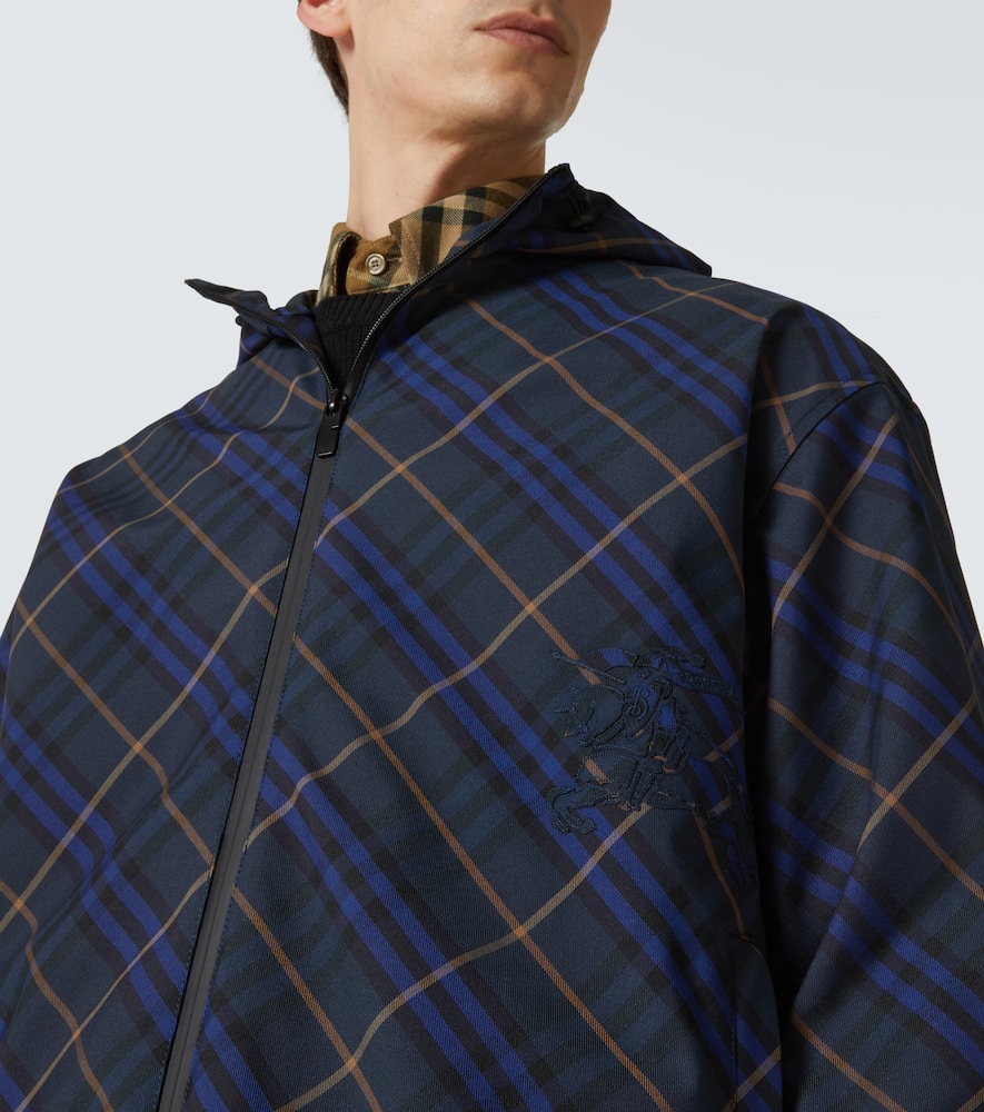 Burberry Checked windbreaker jacket