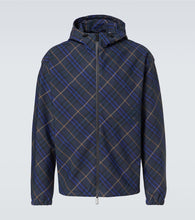 Burberry Checked windbreaker jacket