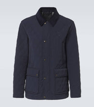 Burberry Corduroy-trimmed field jacket