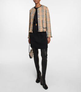 Burberry Cotton and wool-blend jacket