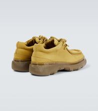 Burberry EKD leather boat shoes