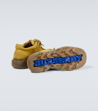 Burberry EKD leather boat shoes