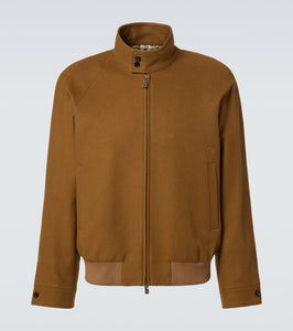 Burberry Harrington cashmere blouson jacket