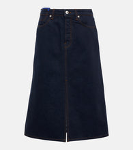 Burberry High-rise denim midi skirt - Burberry 高腰牛仔中长裙