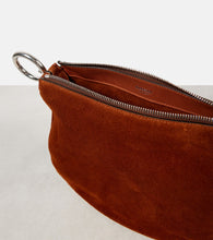 Burberry Knight Small suede shoulder bag