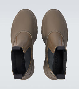 Burberry Leather Chelsea boots