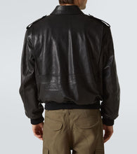 Burberry Leather bomber jacket