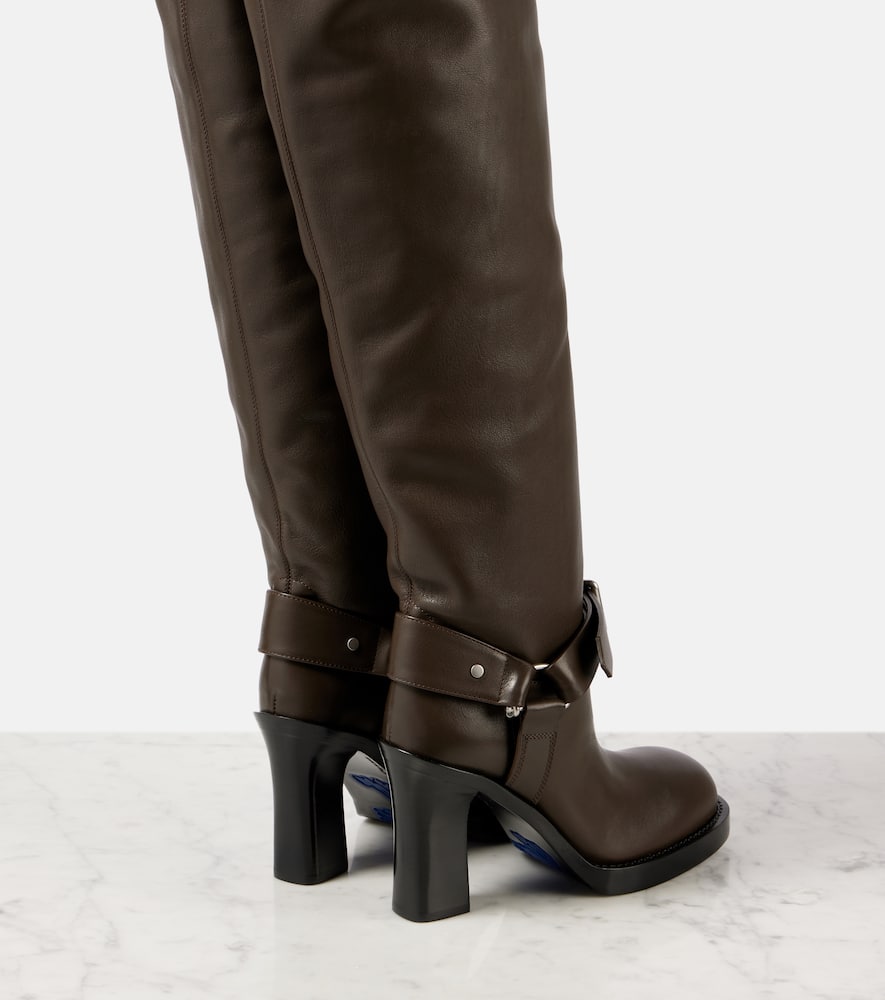 Burberry Leather over-the-knee boots