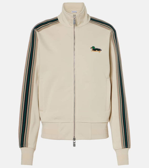 Burberry Logo jersey track jacket