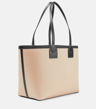 Burberry Medium leather-trimmed canvas tote bag
