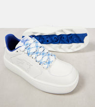 Burberry New Box leather sneakers