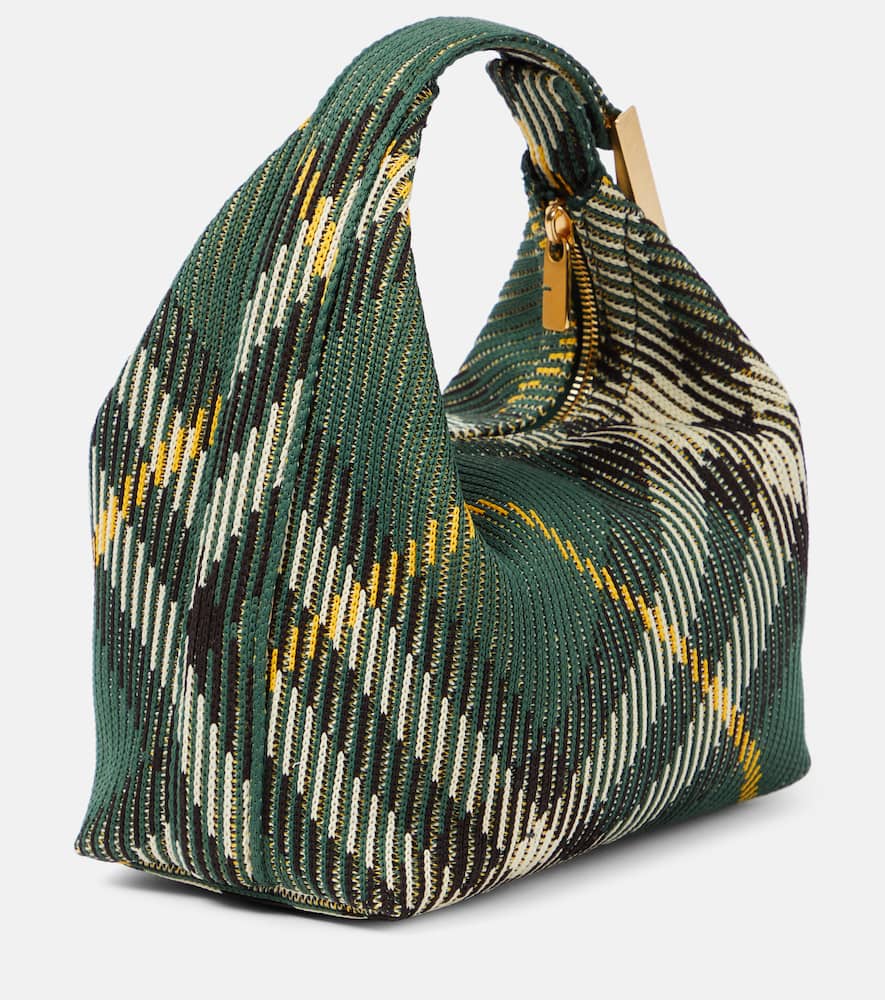 Burberry Peg Mini Burberry Check tote bag