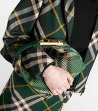 Burberry Peg Mini Burberry Check tote bag