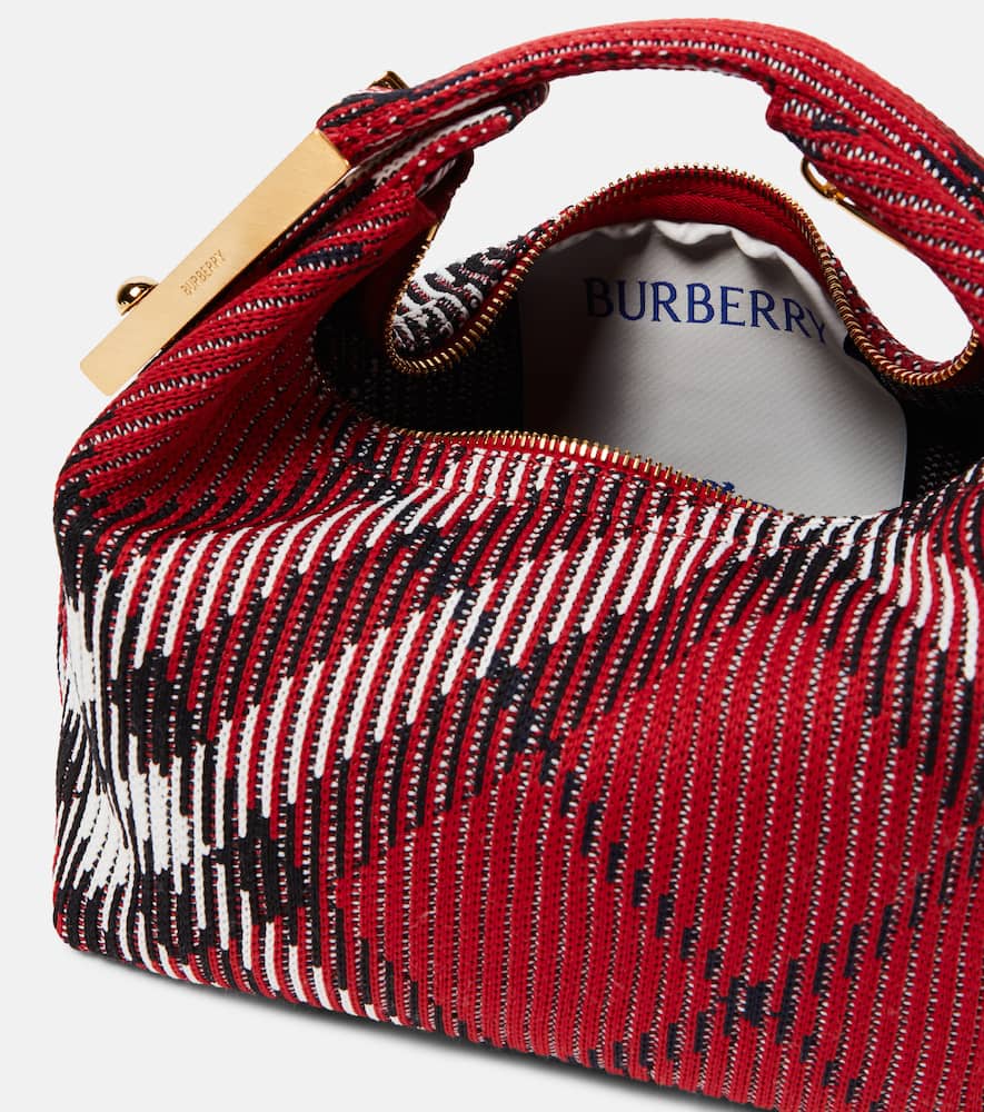 Burberry Peg Small jacquard duffel bag