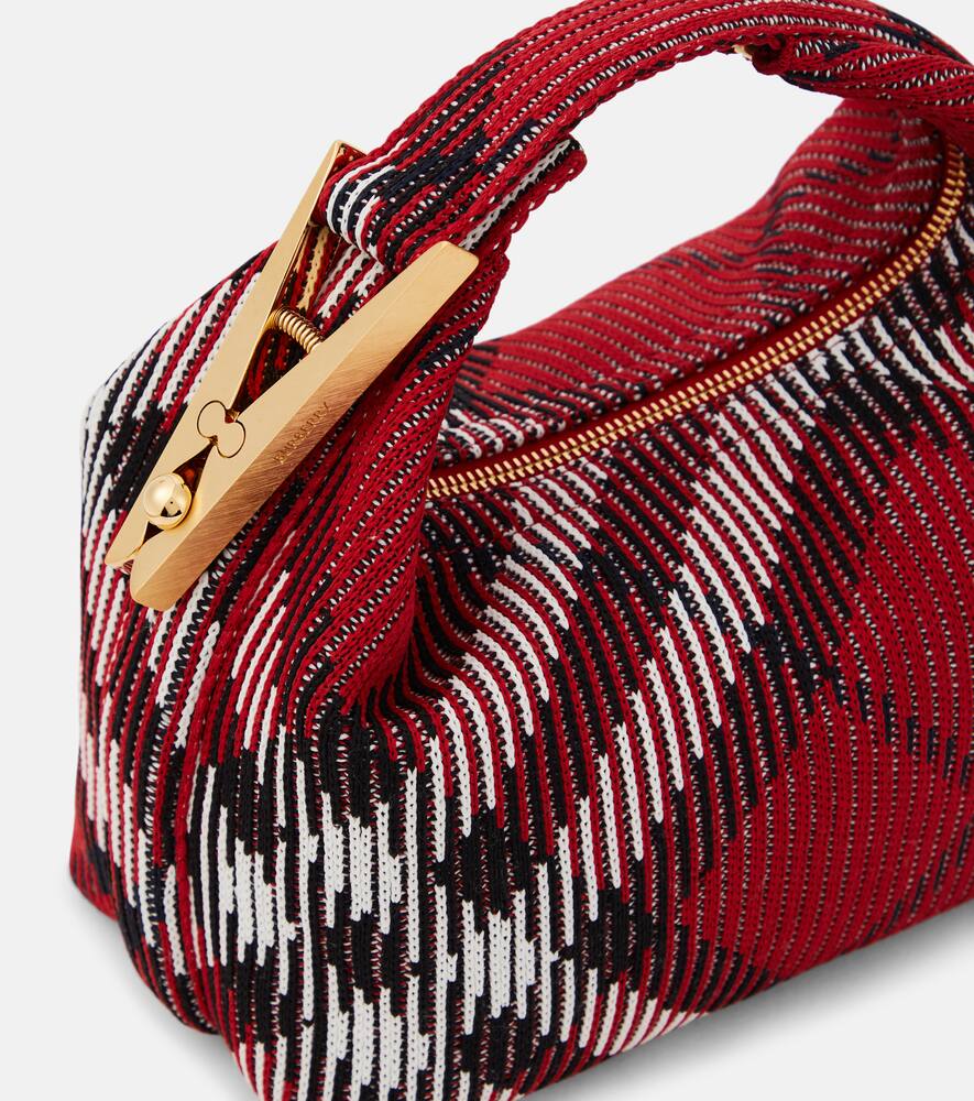 Burberry Peg Small jacquard duffel bag