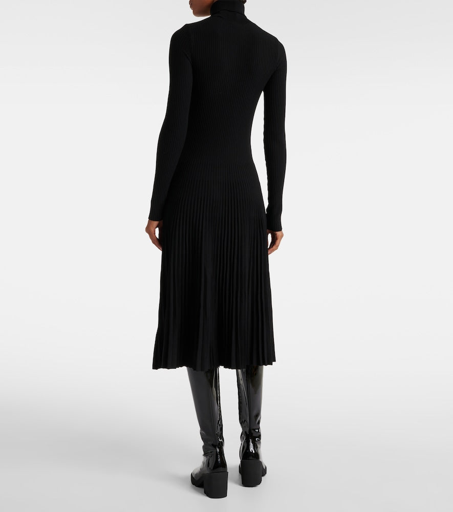 Burberry Pleated jersey midi dress
