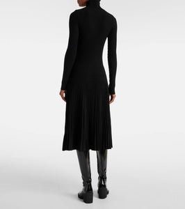 Burberry Pleated jersey midi dress