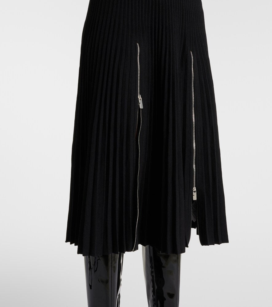 Burberry Pleated jersey midi dress
