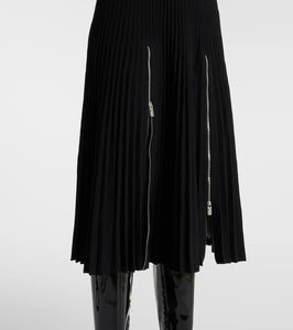 Burberry Pleated jersey midi dress
