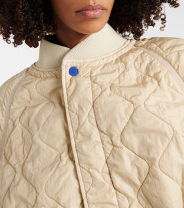 Burberry Quilted oversized bomber jacket