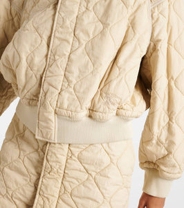 Burberry Quilted oversized bomber jacket