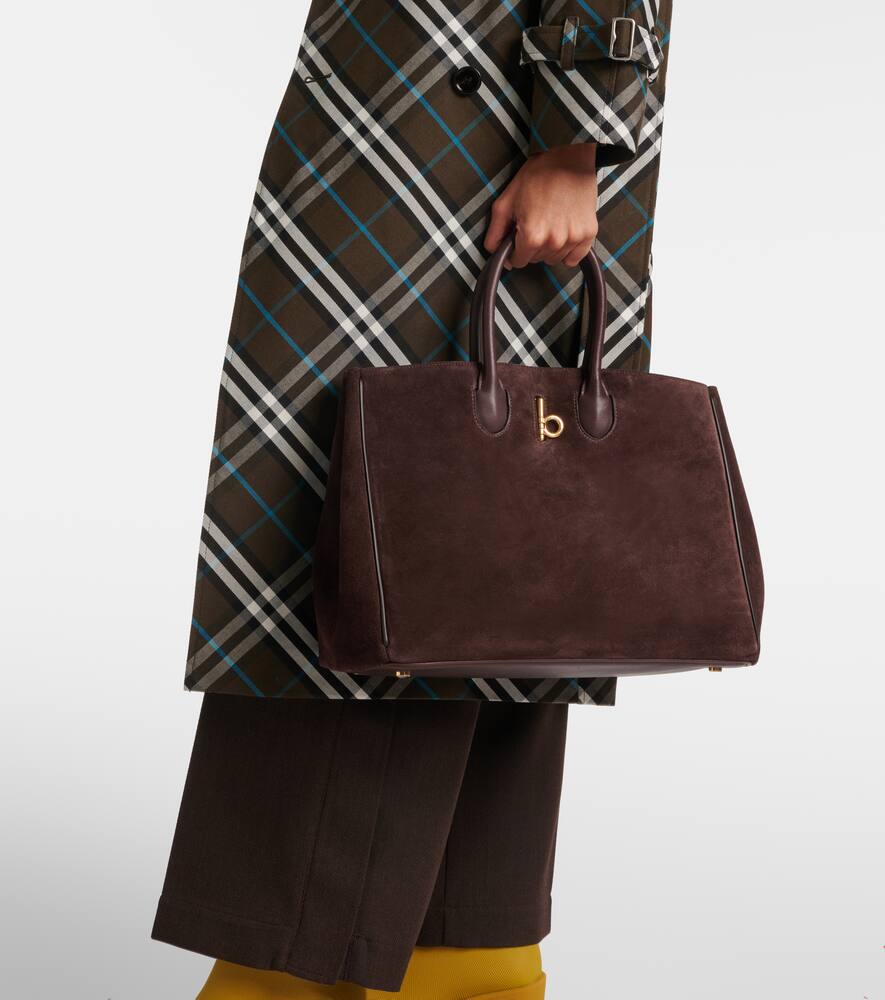 Burberry Rocking Horse Medium suede tote bag