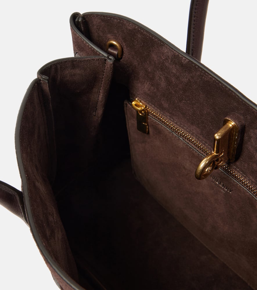 Burberry Rocking Horse Small suede tote bag