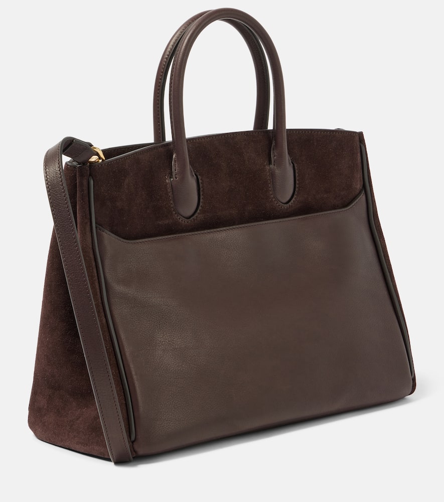 Burberry Rocking Horse Small suede tote bag