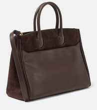 Burberry Rocking Horse Small suede tote bag