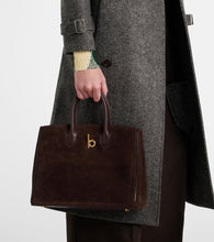 Burberry Rocking Horse Small suede tote bag