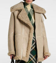 Burberry Shearling-lined leather jacket