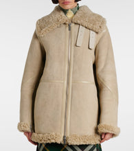 Burberry Shearling-lined leather jacket